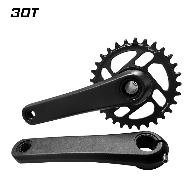 BXT Children Bicycle Crankset 130mm/150mm Aluminum Alloy Crank MTB Kid Crankset 30-34T Chainring for Shimano SRAM