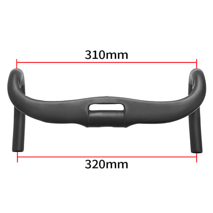 BXT Carbon Fiber Small size Inside Road Handlebar Track Cycling Handle Sprint Match Bicycle Handlebar TT Bike Handlebar Fixed Flared/Swing-Out Gravel Handlebars