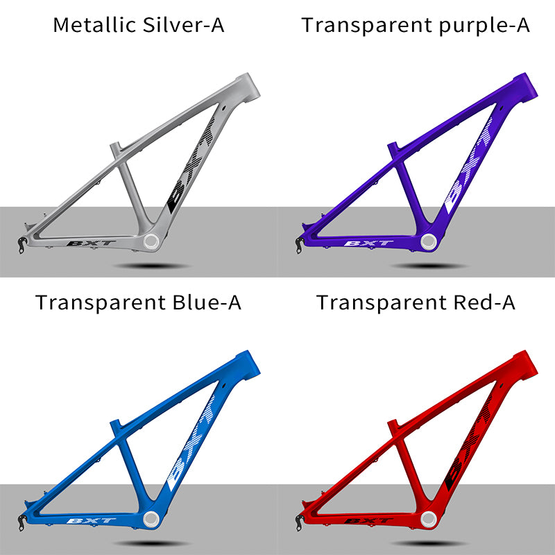 BXT 26er Full Carbon Mountain Bike Frame 14inch Disc Brake Carbon Fiber MTB Frame 3K Weave 26inch Mountain Bicycle Carbon Frame 26er