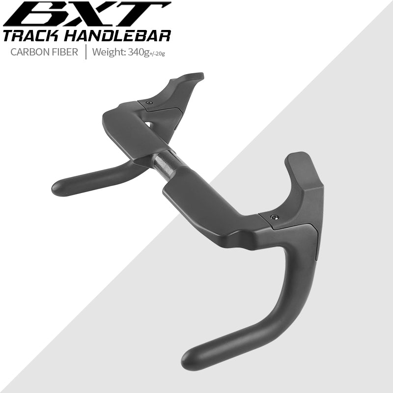 BXT HB-009 Carbon Fiber Track Handlebar 31.8mm Matte Fixed Gear Bike Bar 300/325/350mm
