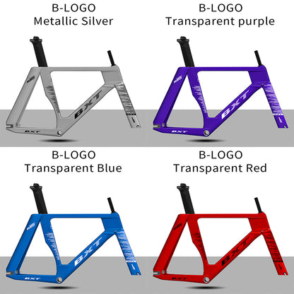 BXT New Carbon Track Frame Fixed Gear Track Bike Carbon Fibre Frame TRC-195 Single speed Track Frameset 700Cx28C