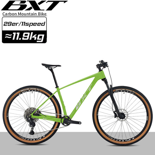 BXT-MTB-066 29er Carbon Mountain Bike – T1000 Frame, SHIMANO CUES 11 Speed, ROCKSHOX Judy 100mm Fork, Hydraulic Disc Brakes