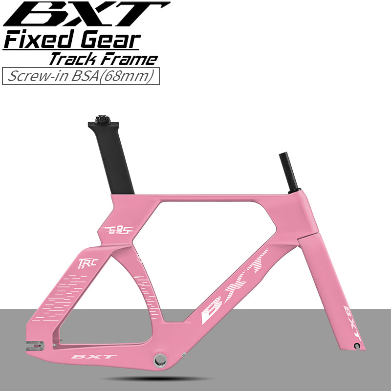 BXT-695 Track Frame Full Carbon EPS Racing Tracking bike Frameset Fixed Gear bike frame Single speed 700*28C