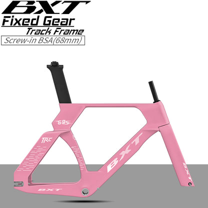 BXT-695 Track Frame Full Carbon EPS Racing Tracking bike Frameset Fixed Gear bike frame Single speed 700*28C