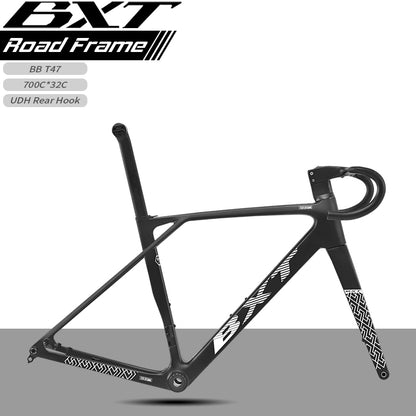 BXT 155-EVO NEW Carbon Disc Road Bike Frame  1050g Super light Road Bicycle Carbon Frame Fully Hidden