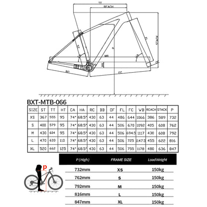 BXT-066 Carbon MTB 29er – SHIMANO 11s, ROCKSHOX Fork, Disc Brake, Multiple Colors