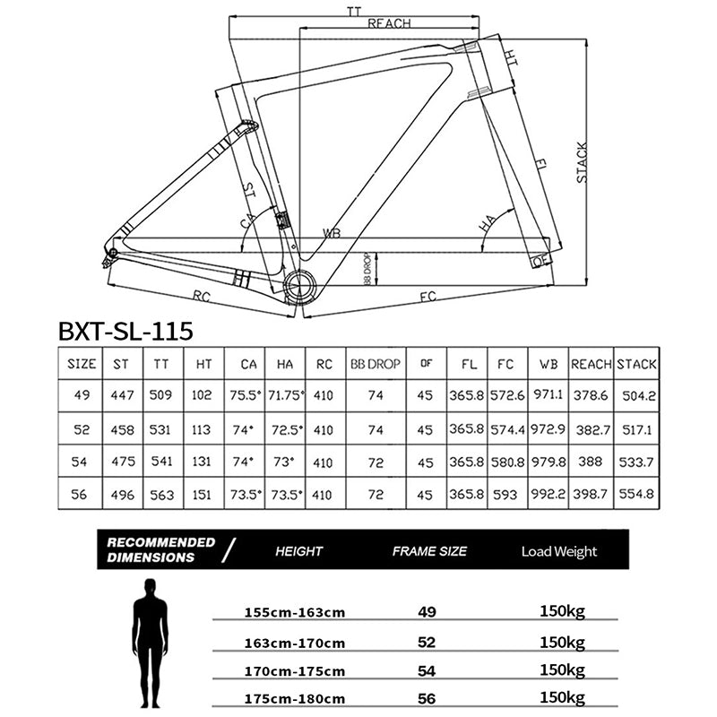 BXT 2025 Road Bike 24 Speed Carbon Fiber Road Bicycle 105 Group Set DI2 7170 8170 9270 Disc Brake Racing Cycling Carbon wheels