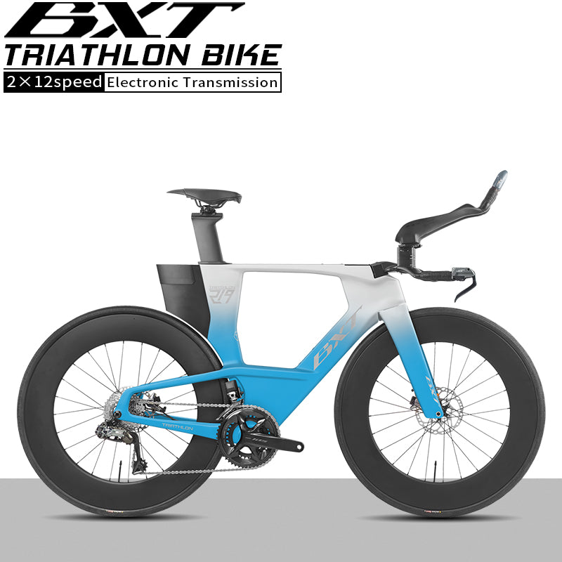 BXT -TT-219 New Carbon Time Trial/Triathlon Bike Carbon Fiber Bikes Road Bike LTWOO ERX 24 Speeds TT Bicycle