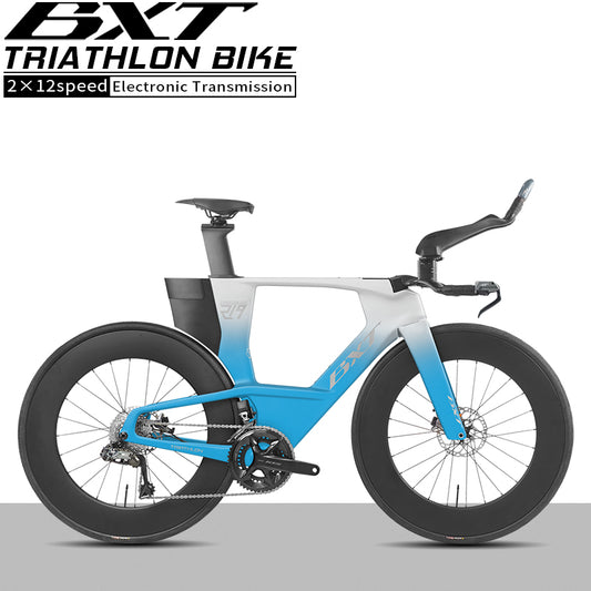 BXT -TT-219 New Carbon Time Trial/Triathlon Bike Carbon Fiber Bikes Road Bike LTWOO ERX 24 Speeds TT Bicycle