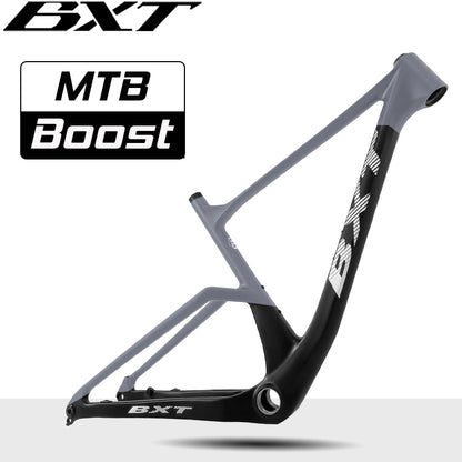 BXT 2025 New Full Carbon Mountain Bike Frame UDH Hanger 12x148mm Boost Full Internal Routing 29er MTB Carbon Frame Screw-in T47 UDH hanger