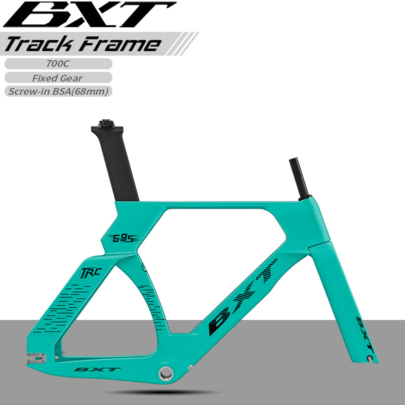 BXT-695 Track Frame Full Carbon EPS Racing Tracking bike Frameset Fixed Gear bike frame Single speed 700*28C