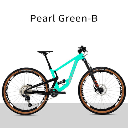 BXT Carbon Fiber 29er M6100-12S Hydraulic Disc Brake AM Full Shock Soft Tail Carbon Fiber Mountain Bike MTB With Suspension Seat Tube