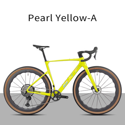 BXT New 055 Gravel Bike Full Carbon Shimano GRX820 1*12 Speed Gearset Bicycle 700*45C  All-Terrain Off-Road Bike