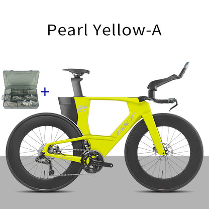 BXT 2026 New  Carbon Fiber Disc TT Bicycle Di2 Groupset Compatible Time Trial Racing Road Bike LTWOO ERX 24 Speeds