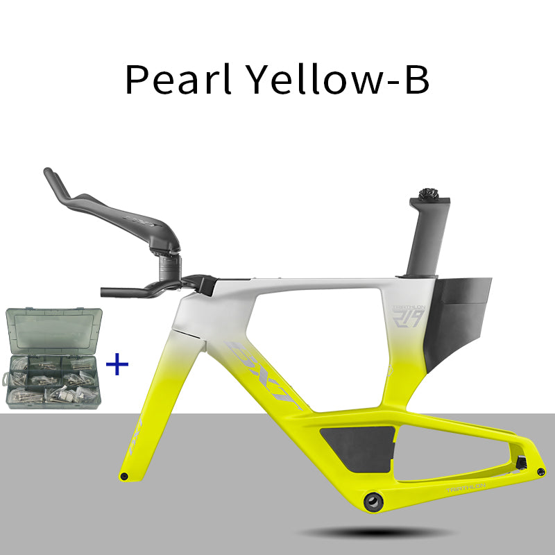 BXT 2026 Carbon T1000 BXT Disc Brake Carbon TT Bike Frame Time Trial Racing Bike Frameset with TT Handlebar Storage Case Triathlon Bicycle Frame