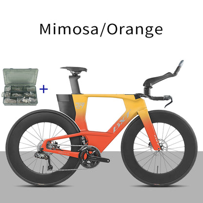 BXT -TT-219 New Carbon Time Trial/Triathlon Bike Carbon Fiber Bikes Road Bike LTWOO ERX 24 Speeds TT Bicycle