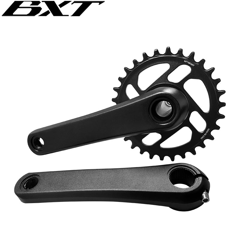 BXT Children Bicycle Crankset 130mm/150mm Aluminum Alloy Crank MTB Kid Crankset 30-34T Chainring for Shimano SRAM