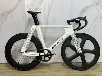 BXT 700C Carbon Bike Wheels Use Track Bike/Fixedgear Bike/Road V Brake/Road Disc Brake Clincher Tire/Tubulares Tire BXT-045