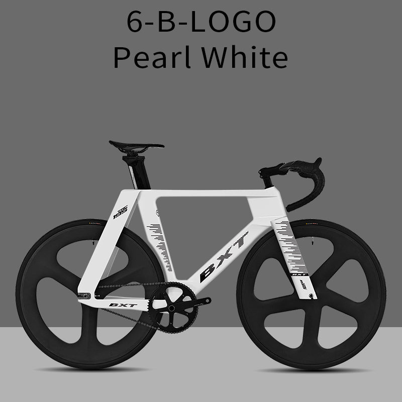 BXT -TRC-195 Carbon Fiber Fixed Gear Bike, Single Speed Track Fixie Bicycle Carbon Frameset Carbon Fork and Seatpost Track Bicycle Track carbon fiber wheels
