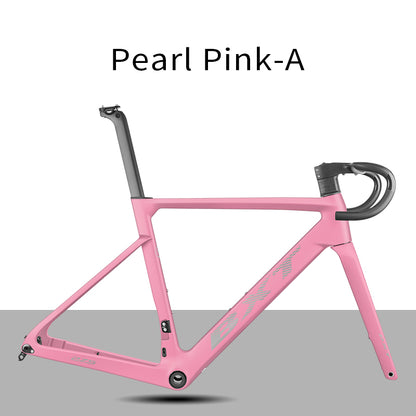 BXT 2026 New Road Bike Frame Carbon XXXS/XXS/XS/S/M/L/XL T47 Disc Brake Ultra Light Weight Seatpost Cycling Parts Bicycle Frameset