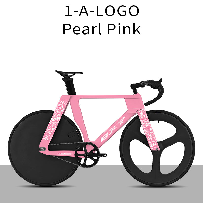 BXT-TRC-195 Track Complete Bike Carbon Fiber Fixed Gear Bicycle Single Chainring Carbon Track Bike Closed Wheel Time Trial Track Bike