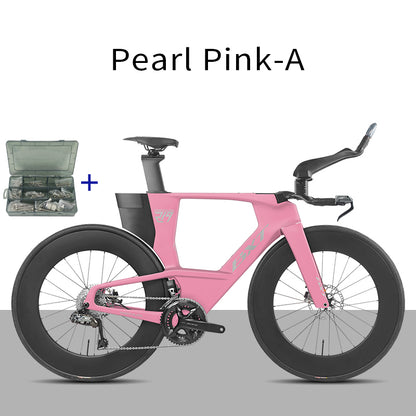 BXT 2026 New  Carbon Fiber Disc TT Bicycle Di2 Groupset Compatible Time Trial Racing Road Bike LTWOO ERX 24 Speeds