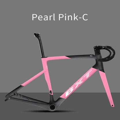 BXT Carbon Superlight 950g Carbon Road Bike Frame Disc Brake Bicycle Frameset Thru Axle Flat Mount T47 BSA Di2  bxt Bike Frame