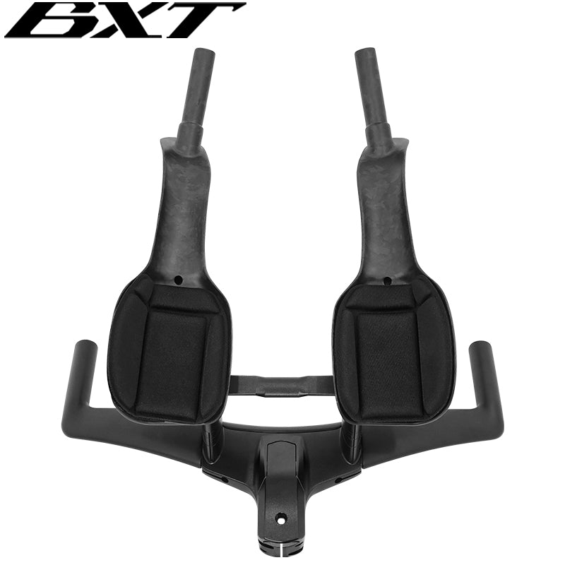 BXT Triathlon TT Handlebar Aero Handlebar Integrated Carbon For TT Bike Time Trial Handlebar TT Bar