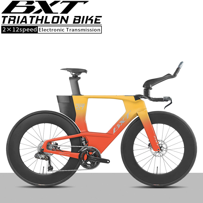 BXT -TT-219 New Carbon Time Trial/Triathlon Bike Carbon Fiber Bikes Road Bike LTWOO ERX 24 Speeds TT Bicycle