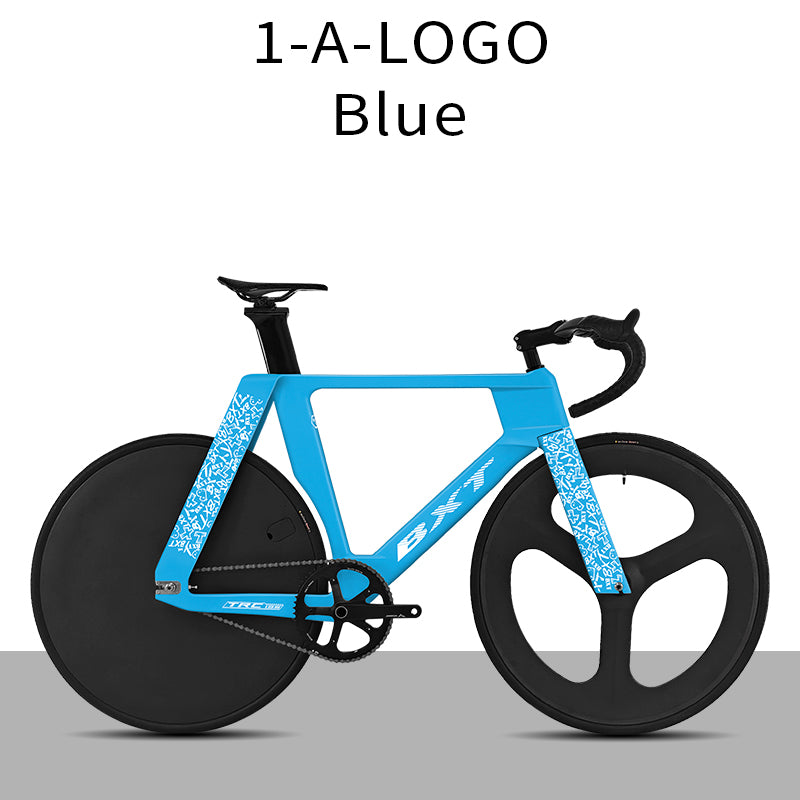 BXT-TRC-195 Track Complete Bike Carbon Fiber Fixed Gear Bicycle Single Chainring Carbon Track Bike Closed Wheel Time Trial Track Bike