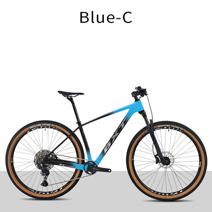 BXT Carbon XC Mountain Bike – Full SHIMANO 11-Speed Drivetrain, DEORE Hydraulic Brakes, 29x2.25 Tires, TAOK Alloy Wheels
