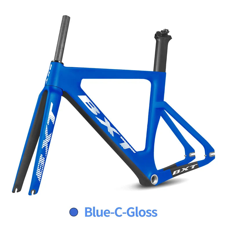 BXT 700C Track Bike Frame Full Carbon Frame Track Bicycle Frame Set Carbon Fixed Gear Track Racing Bicycle Frame BXT 045 Bike