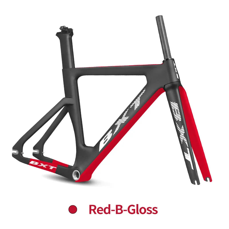 BXT 700C Track Bike Frame Full Carbon Frame Track Bicycle Frame Set Carbon Fixed Gear Track Racing Bicycle Frame BXT 045 Bike