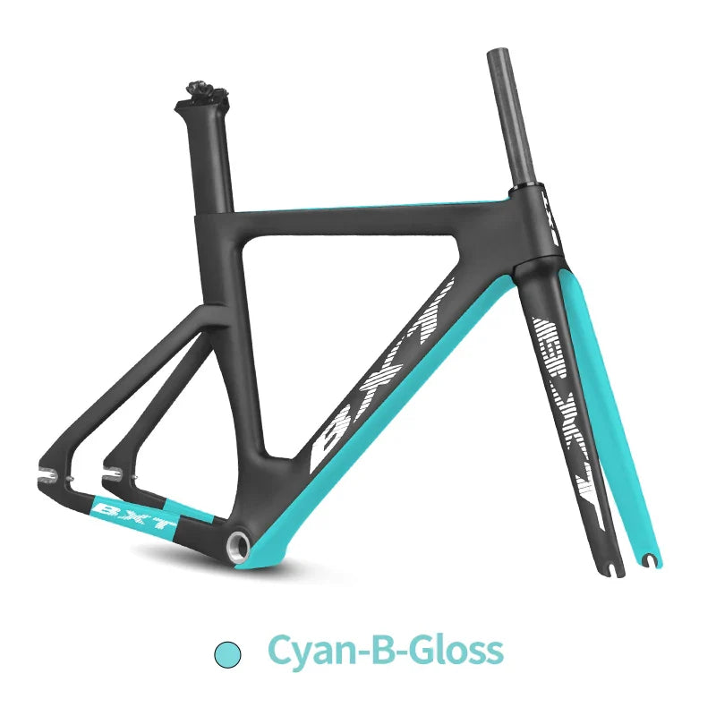 BXT 700C Track Bike Frame Full Carbon Frame Track Bicycle Frame Set Carbon Fixed Gear Track Racing Bicycle Frame BXT 045 Bike