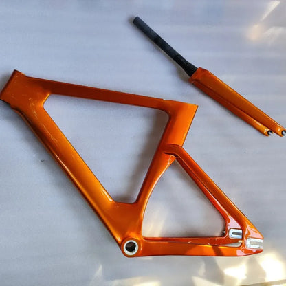 BXT 700C Track Bike Frame Full Carbon Frame Track Bicycle Frame Set Carbon Fixed Gear Track Racing Bicycle Frame BXT 045 Bike