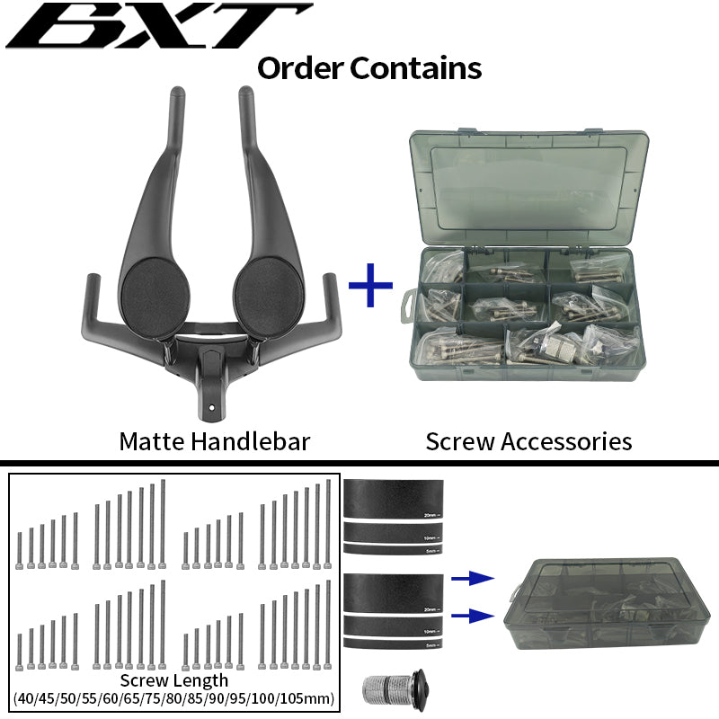 BXT 2026 New Road Triathlon Time Trial Full Carbon Bike Rest TT Handlebars