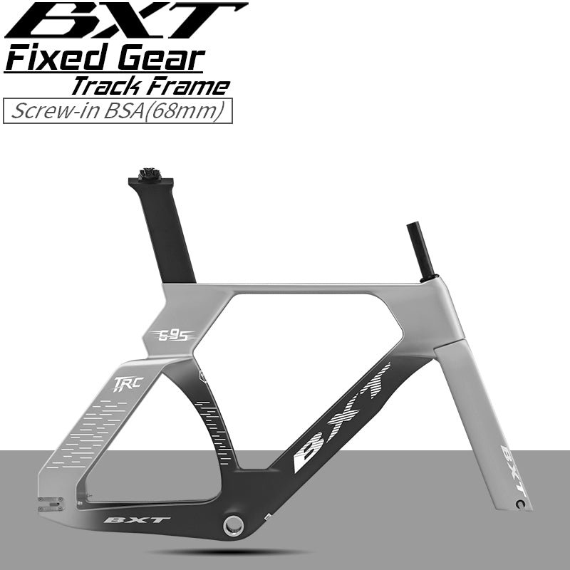 BXT-695 Track Frame Full Carbon EPS Racing Tracking bike Frameset Fixed Gear bike frame Single speed 700*28C