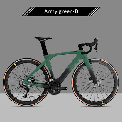BXT Carbon Road Bike Hydraulic Disc Brake SHIMANO R7120 Ultralight Road Bike 24S