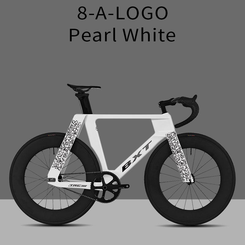 BXT -TRC-195 Carbon Fiber Fixed Gear Bike, Single Speed Track Fixie Bicycle Carbon Frameset Carbon Fork and Seatpost Track Bicycle Track carbon fiber wheels