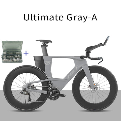 BXT 2026 New  Carbon Fiber Disc TT Bicycle Di2 Groupset Compatible Time Trial Racing Road Bike LTWOO ERX 24 Speeds