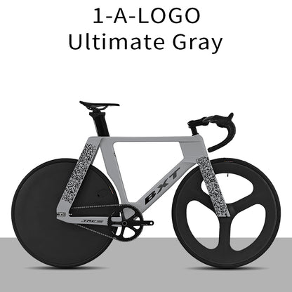 BXT-TRC-195 Track Complete Bike Carbon Fiber Fixed Gear Bicycle Single Chainring Carbon Track Bike Closed Wheel Time Trial Track Bike