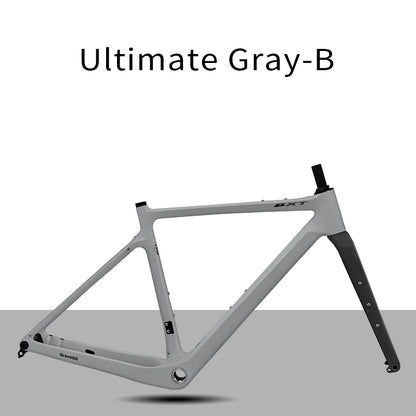 BXT New Carbon Gravel Bike Frame Disc Brake 27.5er  Fully Hidden Cable Bicycle Fantasy frameset 700C Thru Axle