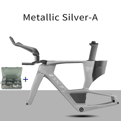 BXT 2026 Carbon T1000 BXT Disc Brake Carbon TT Bike Frame Time Trial Racing Bike Frameset with TT Handlebar Storage Case Triathlon Bicycle Frame