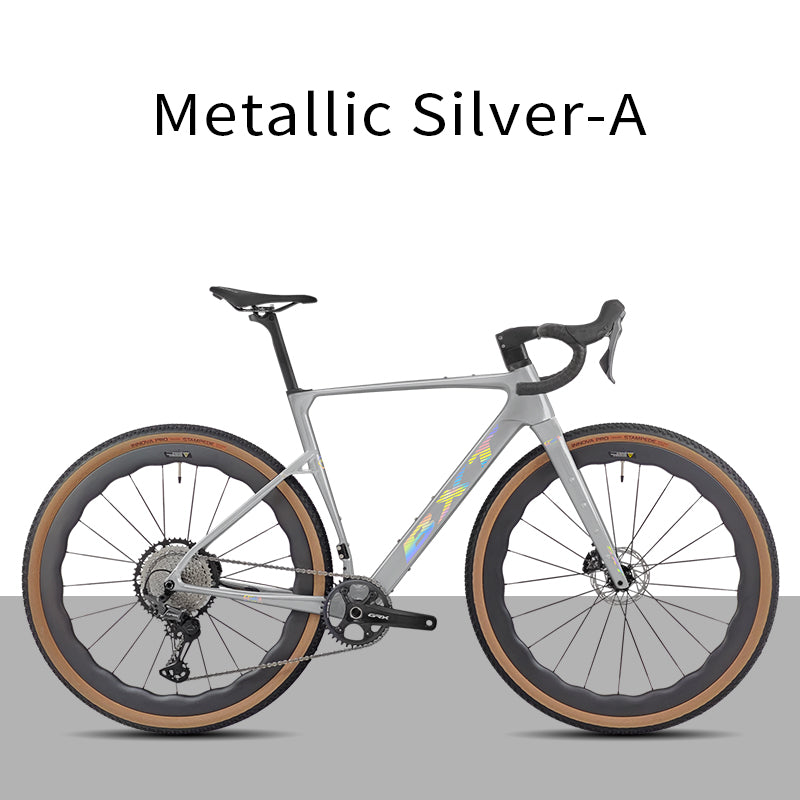 BXT New 055 Gravel Bike Full Carbon Shimano GRX820 1*12 Speed Gearset Bicycle 700*45C  All-Terrain Off-Road Bike