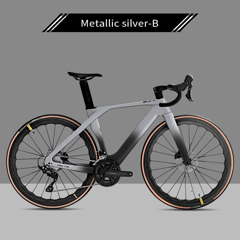 BXT Carbon Road Bike Hydraulic Disc Brake SHIMANO R7120 Ultralight Road Bike 24S