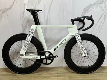 BXT 700C Carbon Bike Wheels Use Track Bike/Fixedgear Bike/Road V Brake/Road Disc Brake Clincher Tire/Tubulares Tire BXT-045