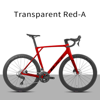 BXT New Model-155 Road Bike, Carbon Fiber Frame Fork Handlebar use Shimano 105 R7120 24Speed Shift Kit Bicycle Adult Racing Bike