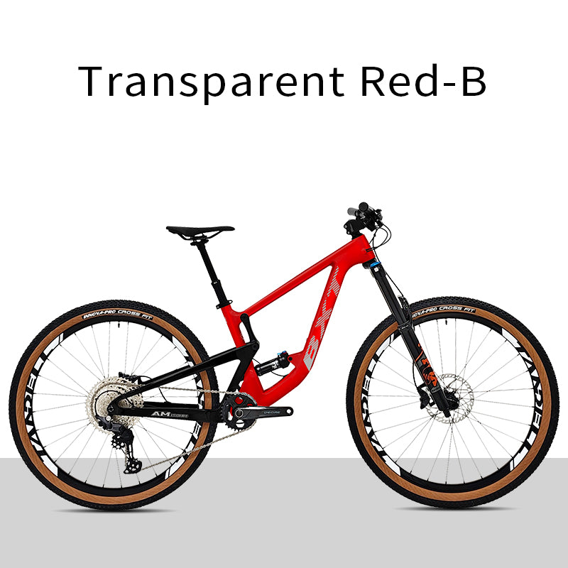 BXT Carbon Fiber 29er M6100-12S Hydraulic Disc Brake AM Full Shock Soft Tail Carbon Fiber Mountain Bike MTB With Suspension Seat Tube