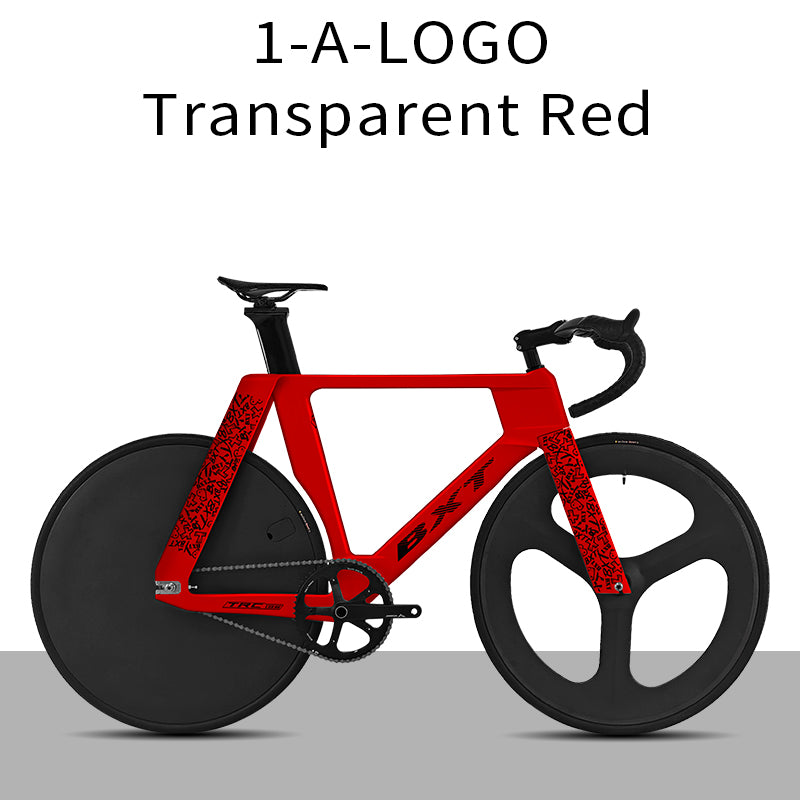 BXT-TRC-195 Track Complete Bike Carbon Fiber Fixed Gear Bicycle Single Chainring Carbon Track Bike Closed Wheel Time Trial Track Bike