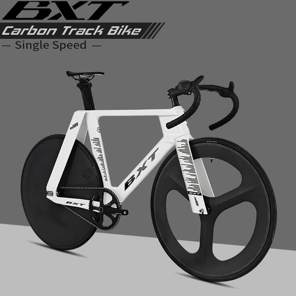BXT -TRC-195 Carbonfaser Fixed Gear Fahrrad, Ein-Gang Bahn Fixie Fahrr – BXT official store